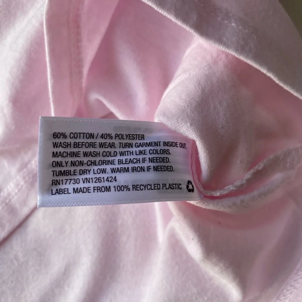 Art Class T-Shirt Pink‎ Graphic Smiley Face Positive Doing My Best Size L 10/12